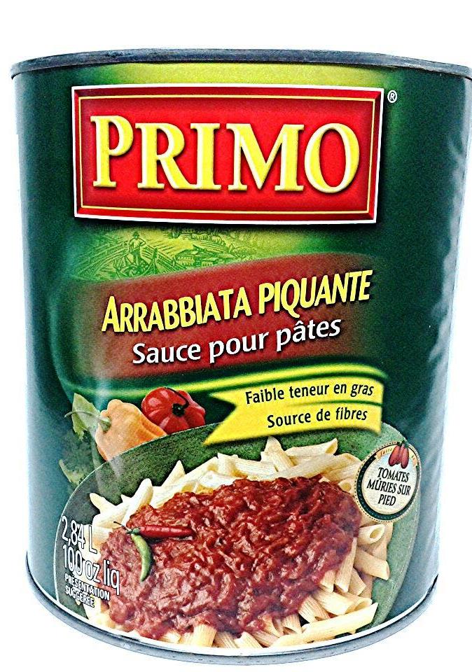 Primo Food Service Pasta Sauce Arrabbiata 